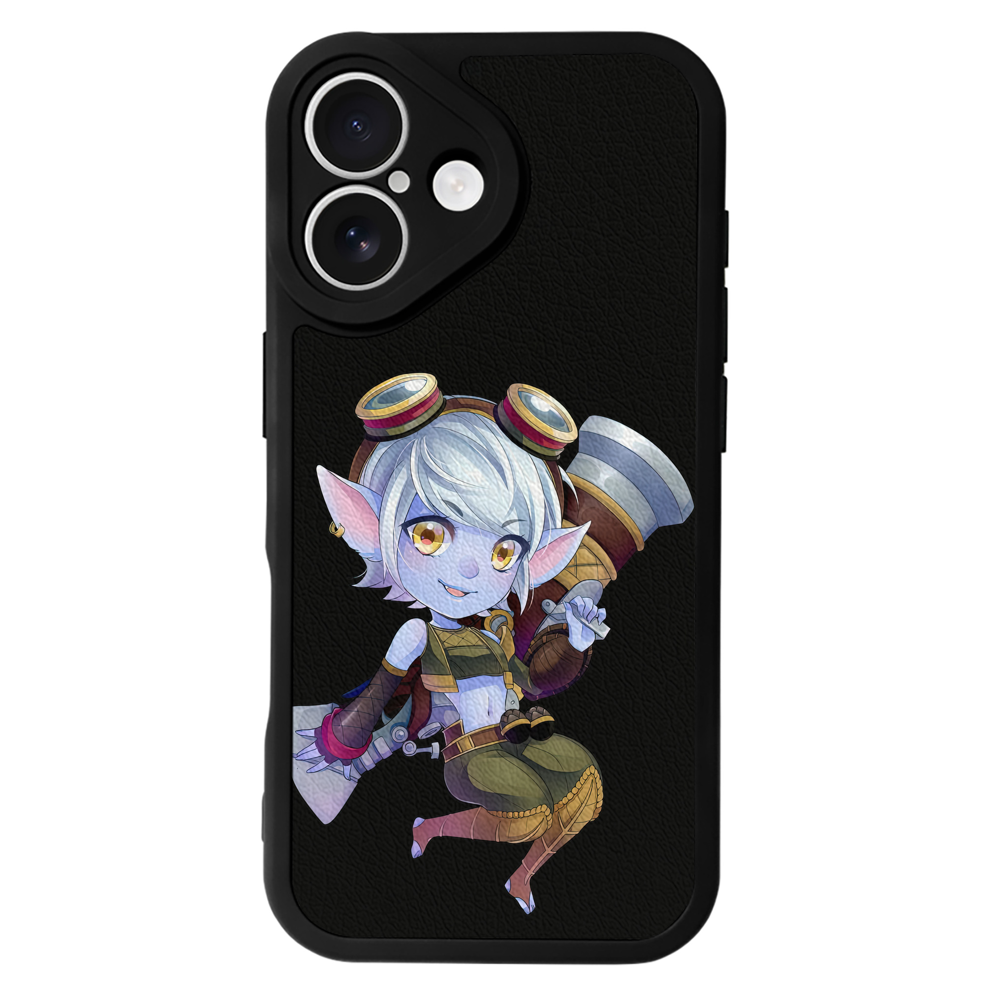 リーグ・オブ・レジェンド League of Legends LOL 【iPhone 16シリーズ対応】シリコンスマホケース（レザー調） 材質：シリコン